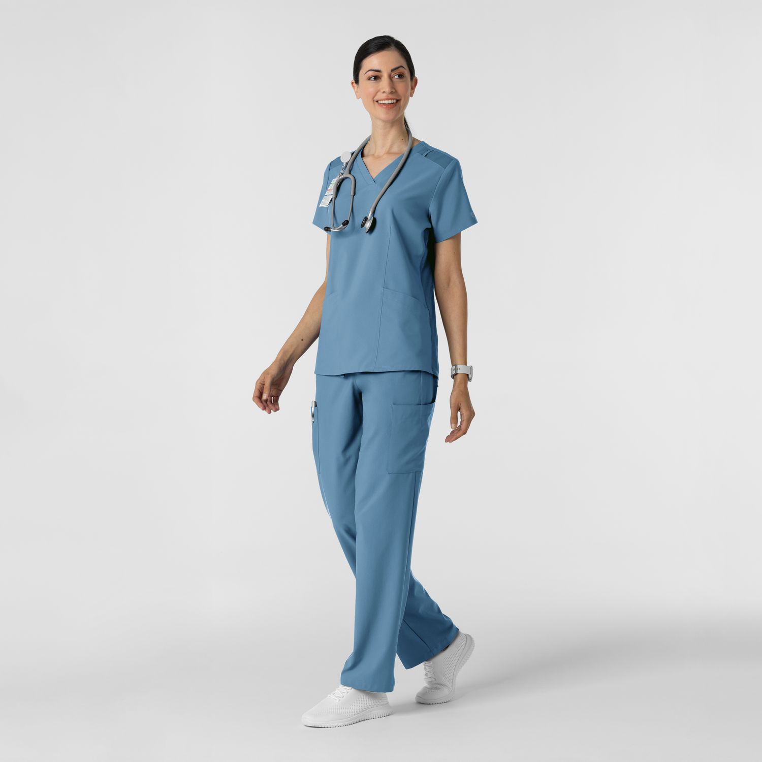 Pantalone donna 5145 cargo pacific blue