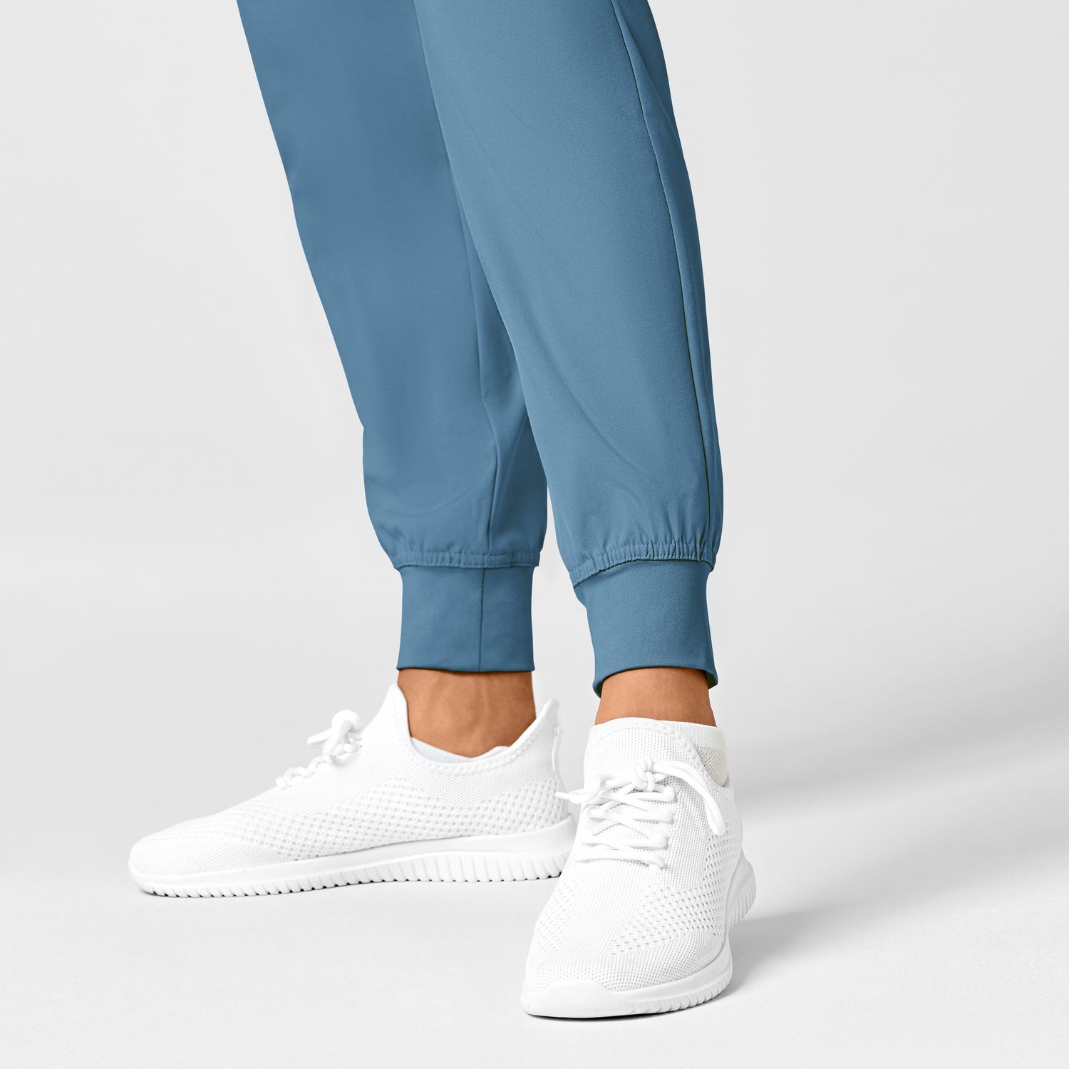Pantalone donna 5555 cargo jogger pacific blue