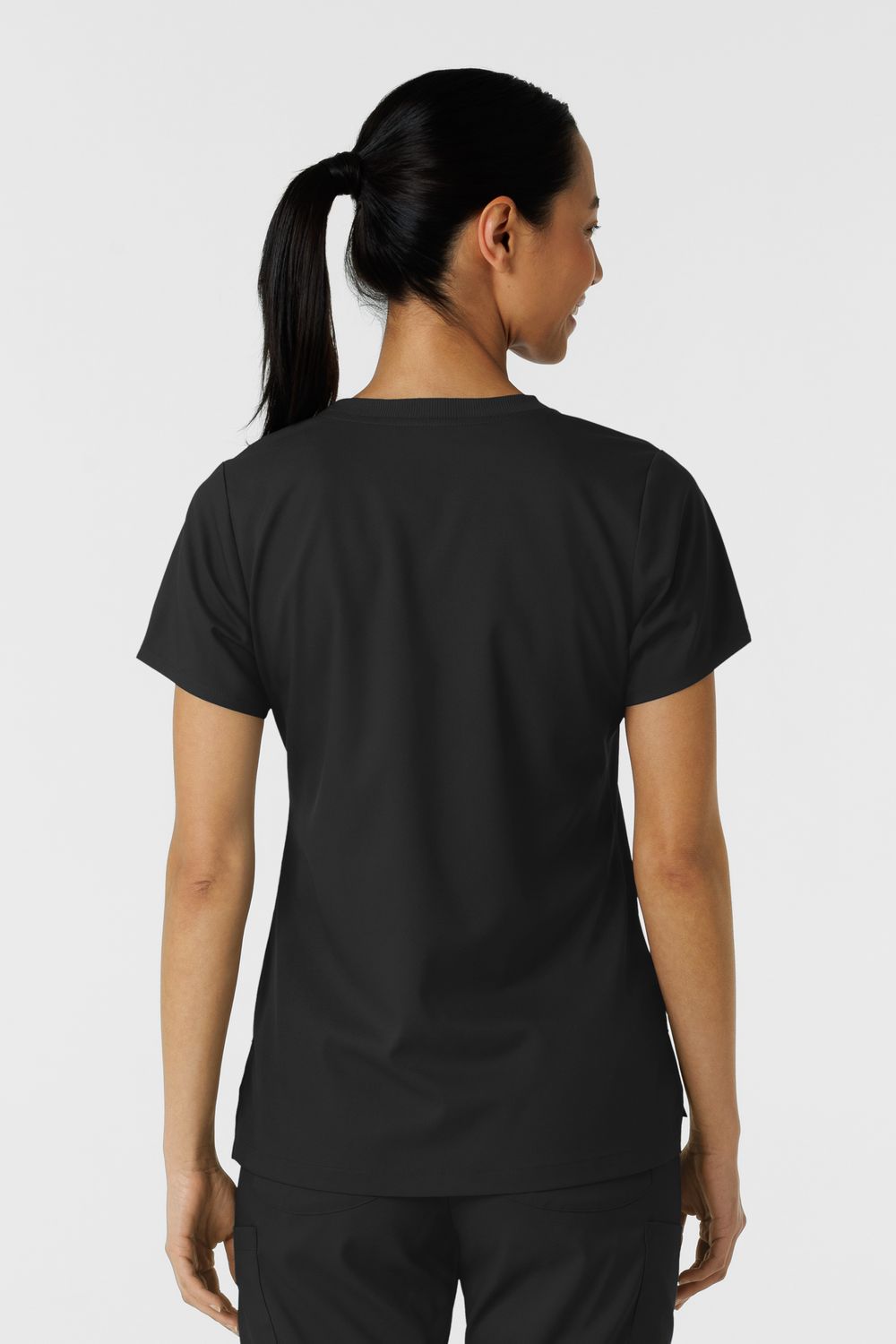 Casacca donna 6451 girocollo black