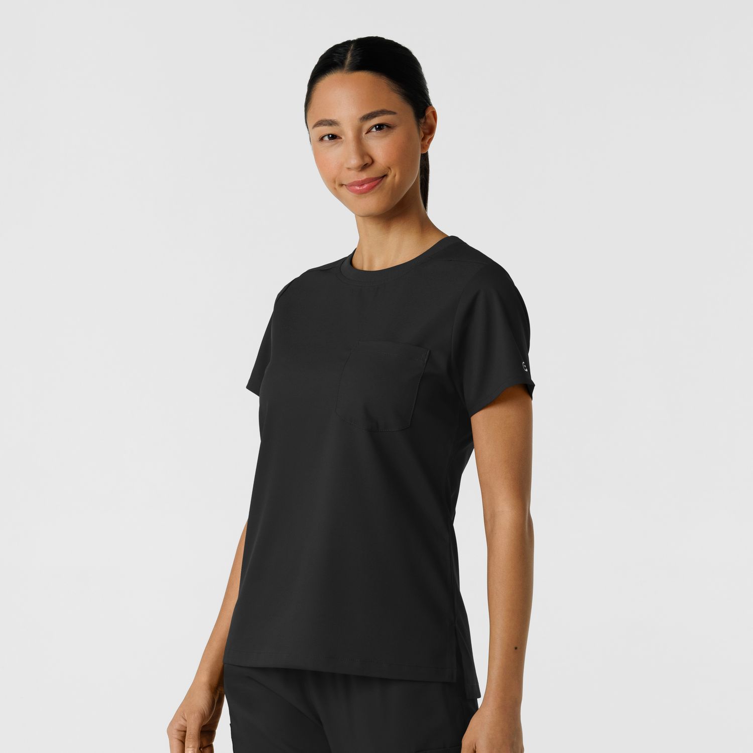 Casacca donna 6451 girocollo black