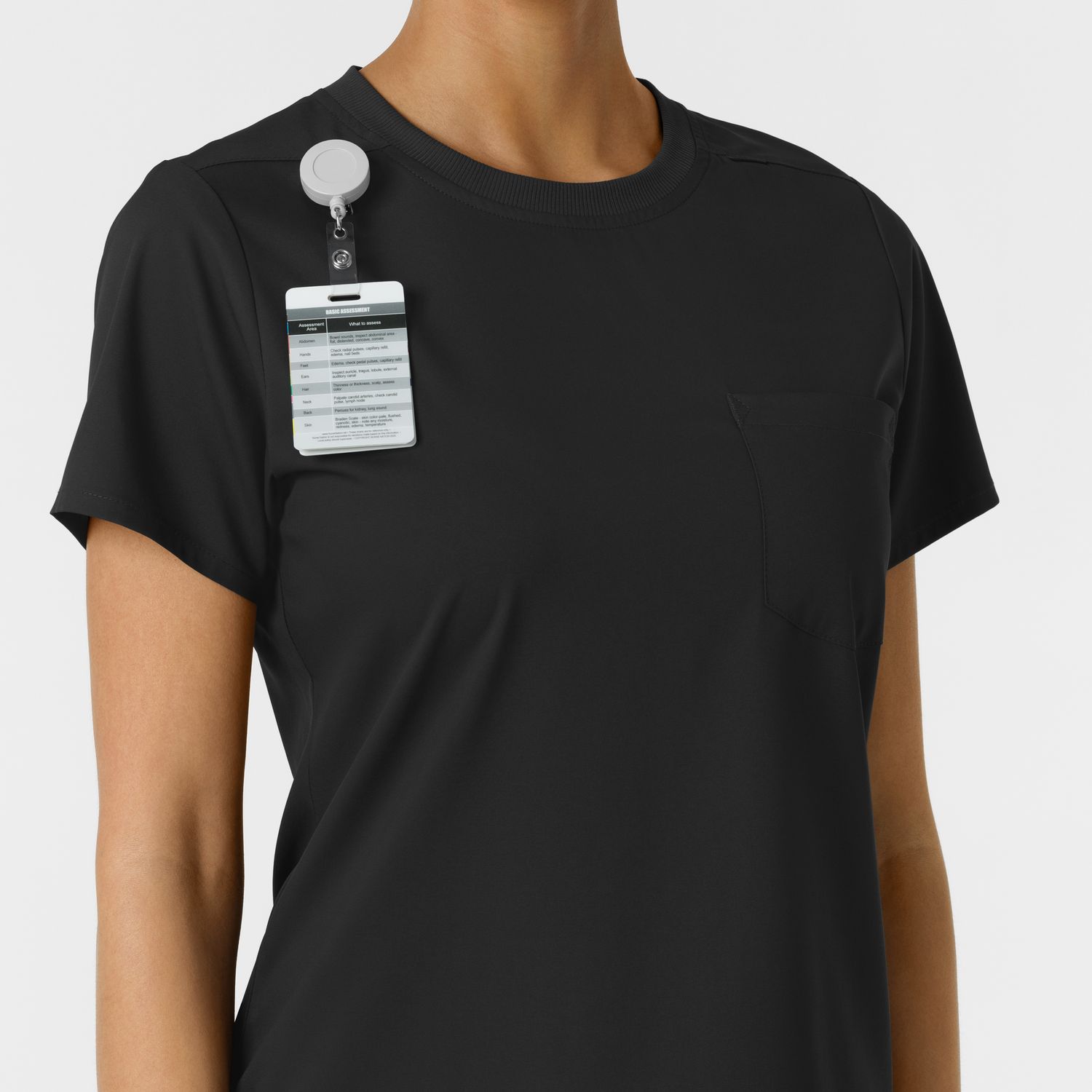 Casacca donna 6451 girocollo black