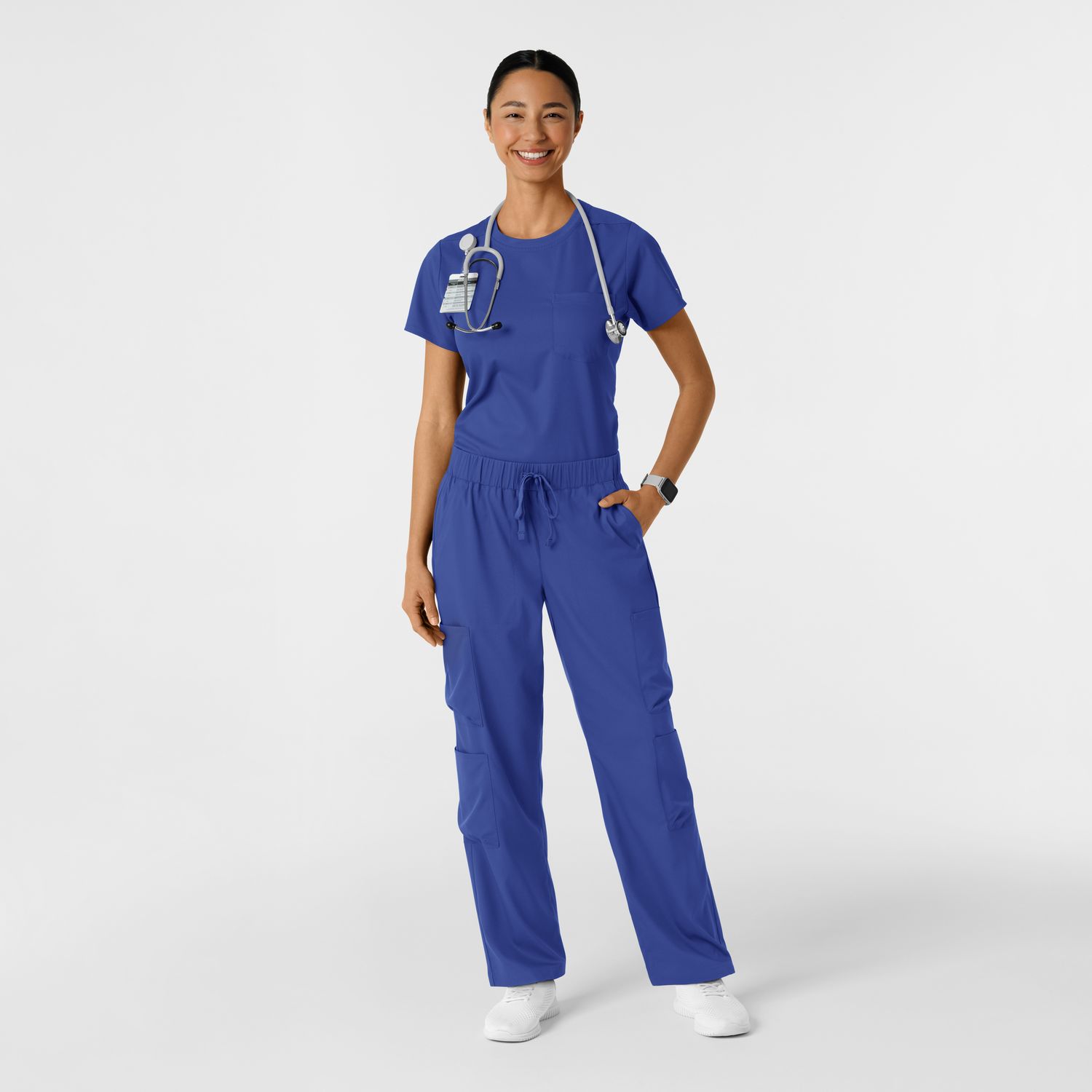 Casacca donna 6451 girocollo galaxy blue