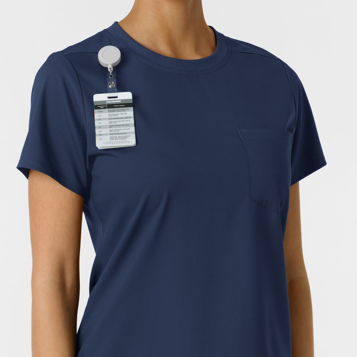 Casacca donna 6451 girocollo navy blue
