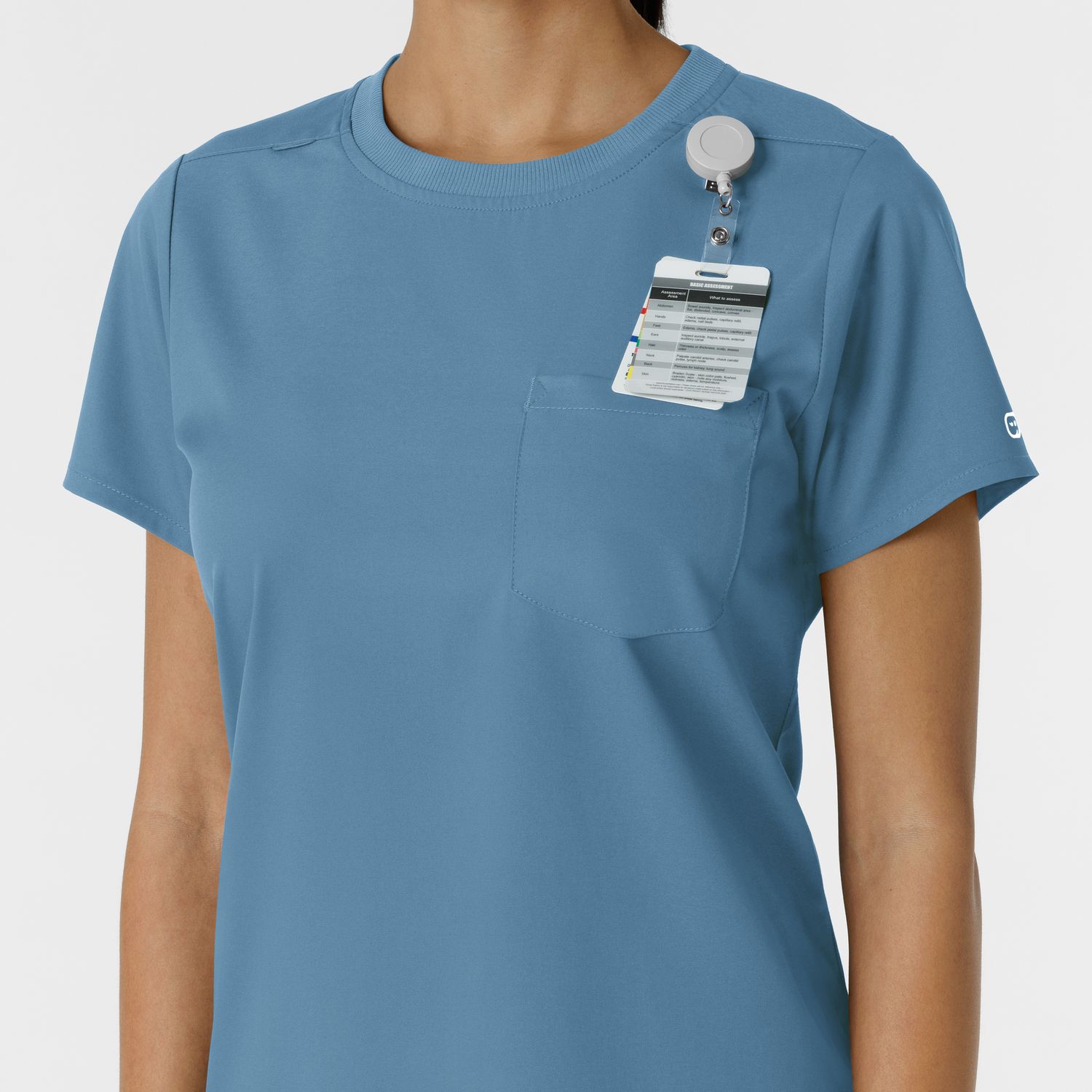 Casacca donna 6451 girocollo pacific blue