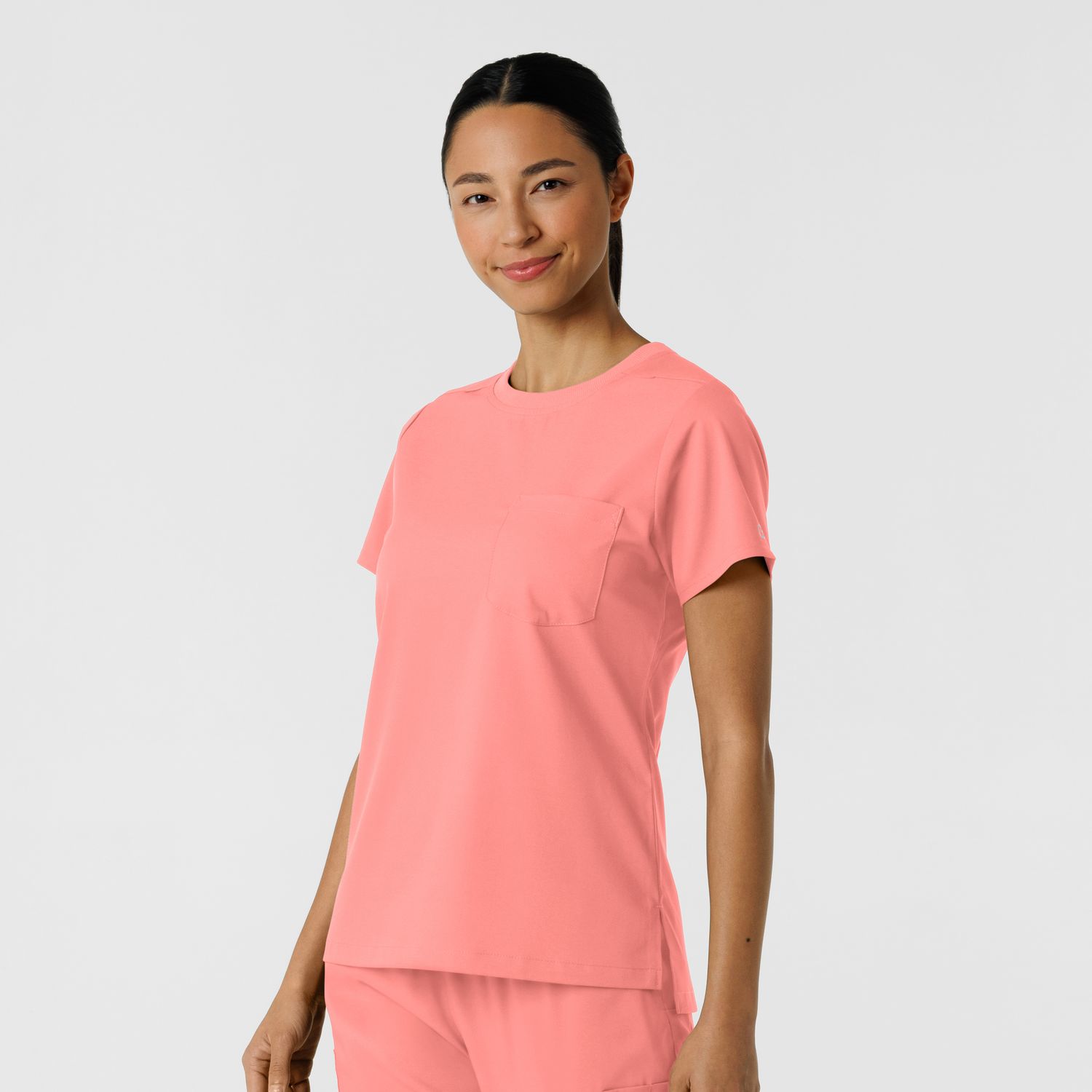 Casacca donna 6451 girocollo paradise pink