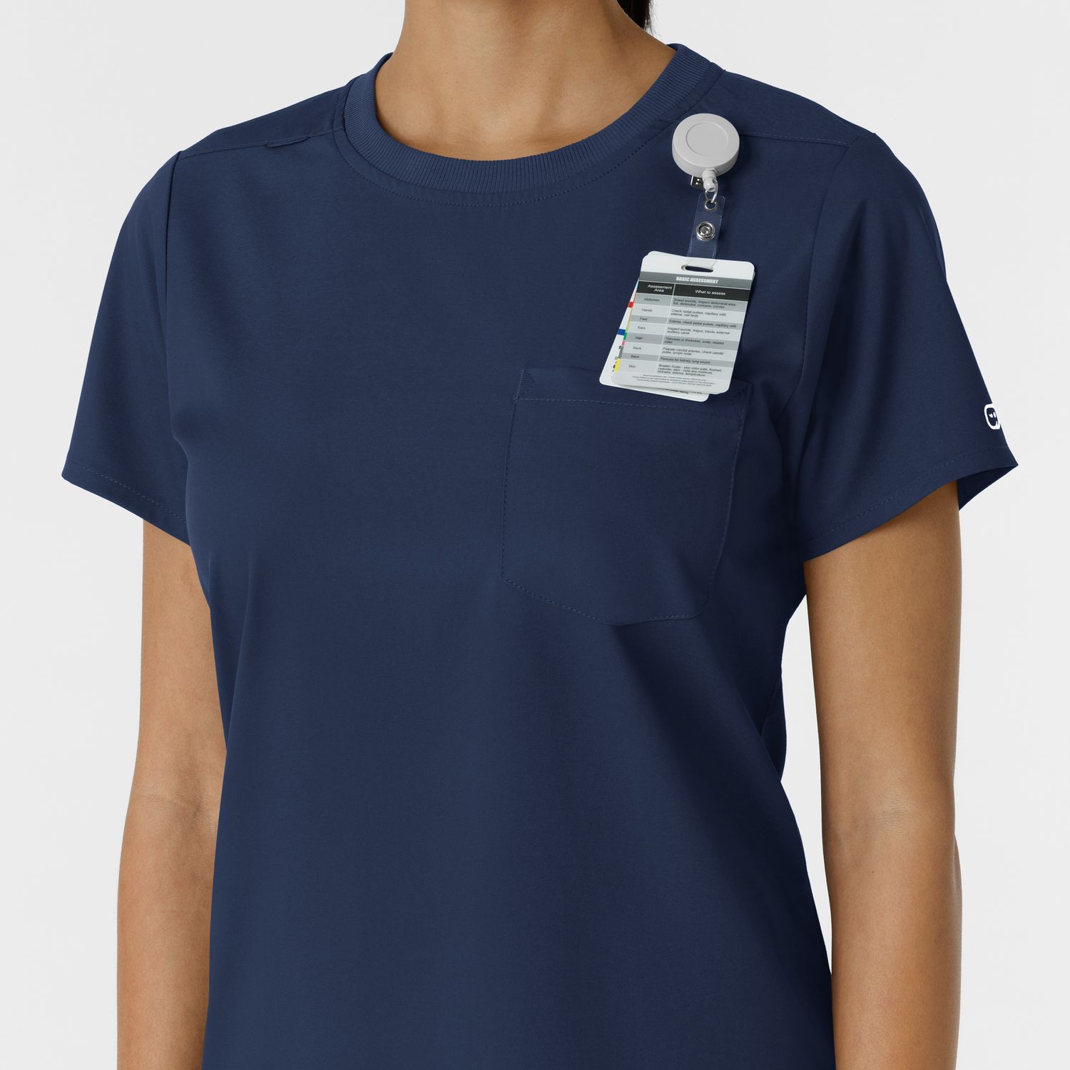 Casacca donna 6451 girocollo navy blue
