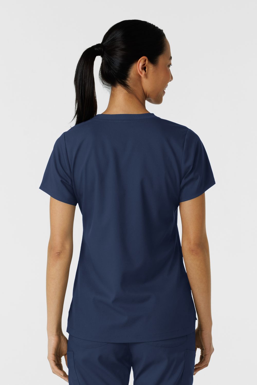 Casacca donna 6451 girocollo navy blue