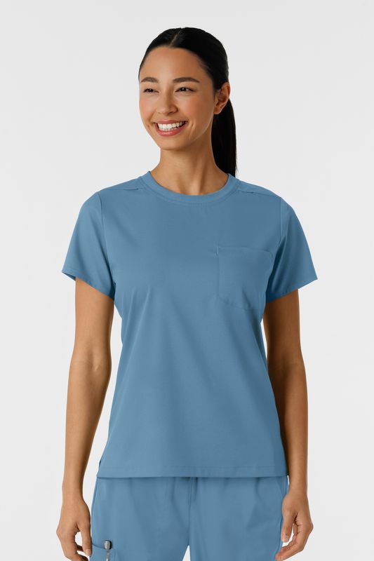 Casacca donna 6451 girocollo pacific blue