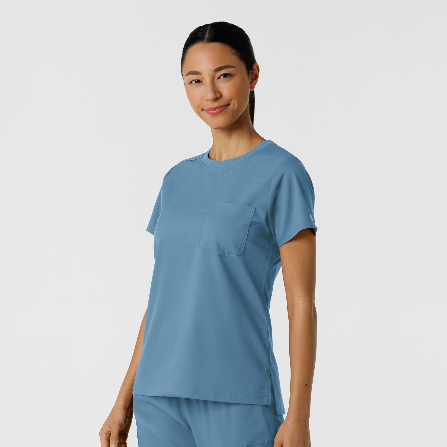 Casacca donna 6451 girocollo pacific blue