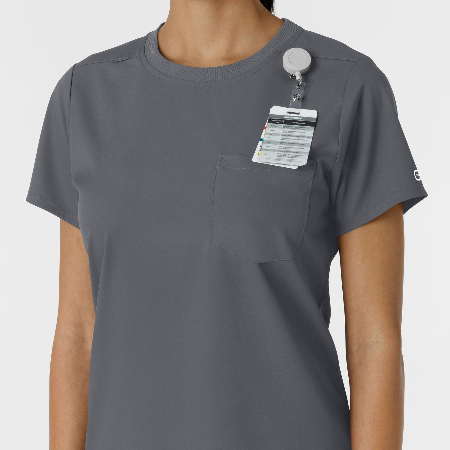 Casacca donna 6451 girocollo pewter