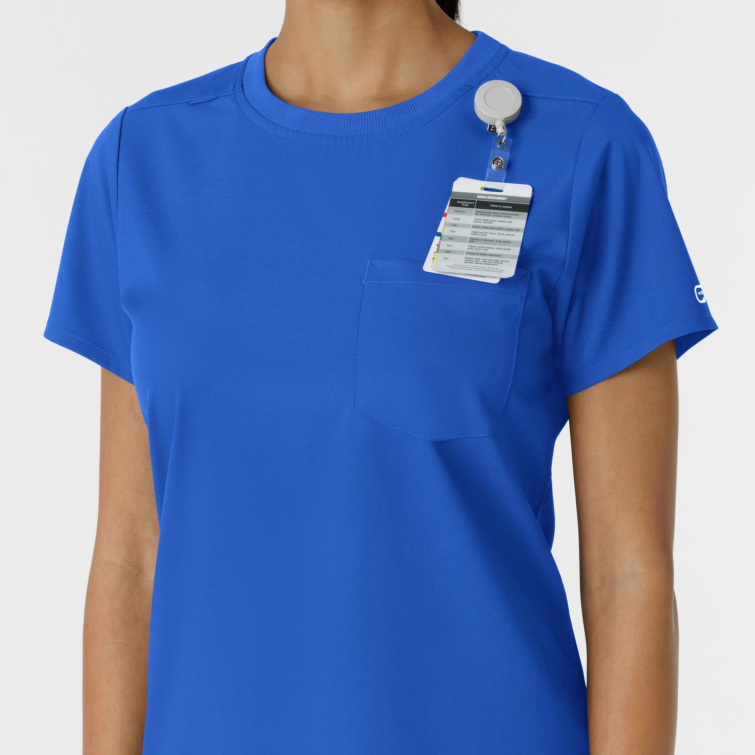 Casacca donna 6451 girocollo royal blue