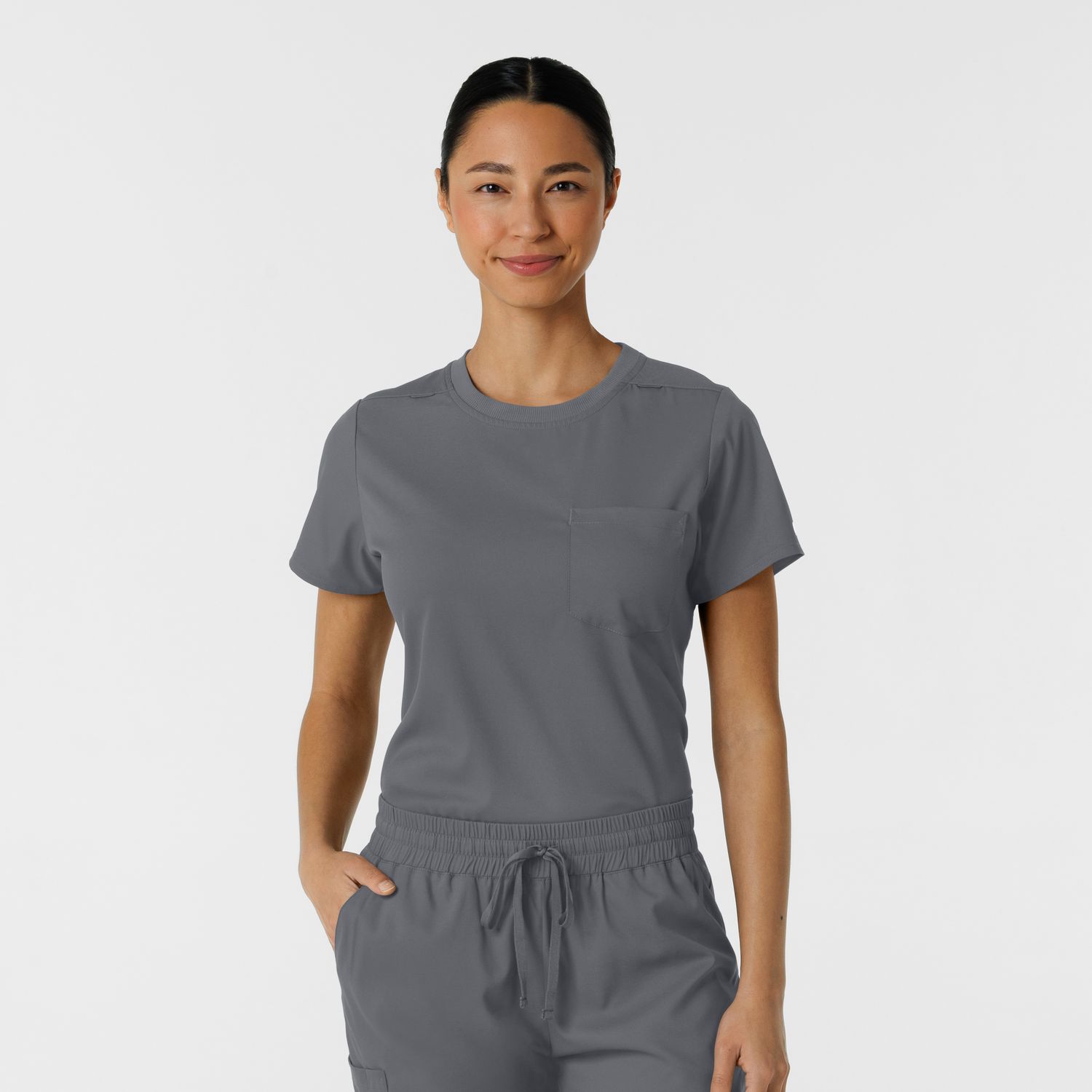 Casacca donna 6451 girocollo pewter