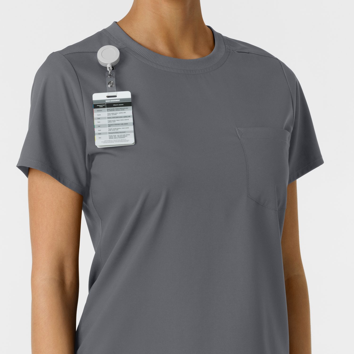 Casacca donna 6451 girocollo pewter