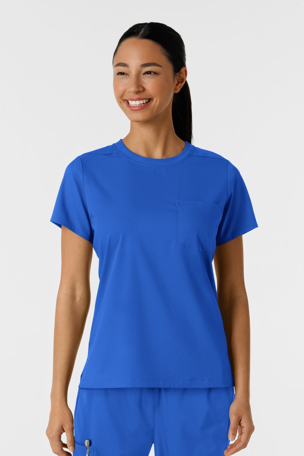 Casacca donna 6451 girocollo royal blue