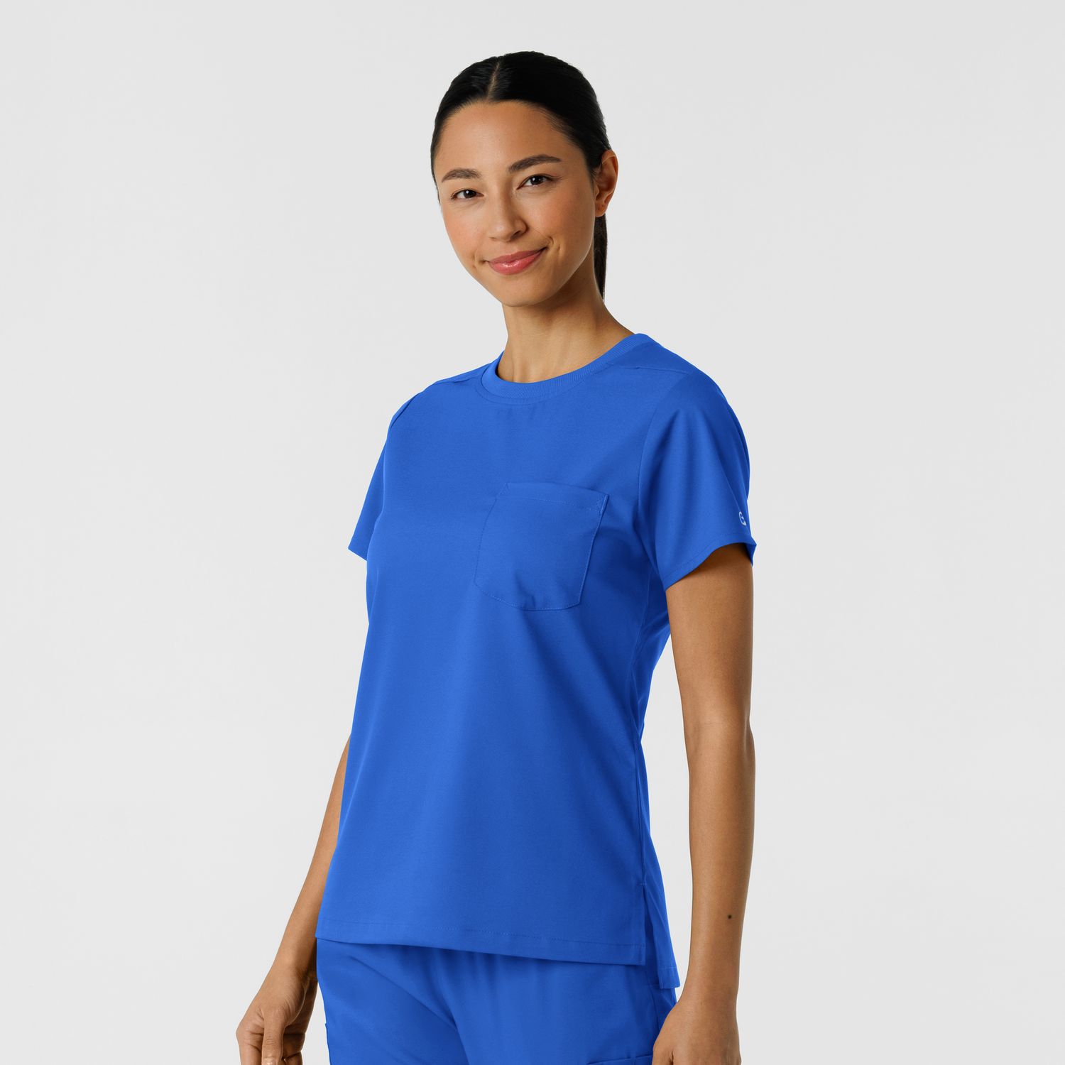 Casacca donna 6451 girocollo royal blue