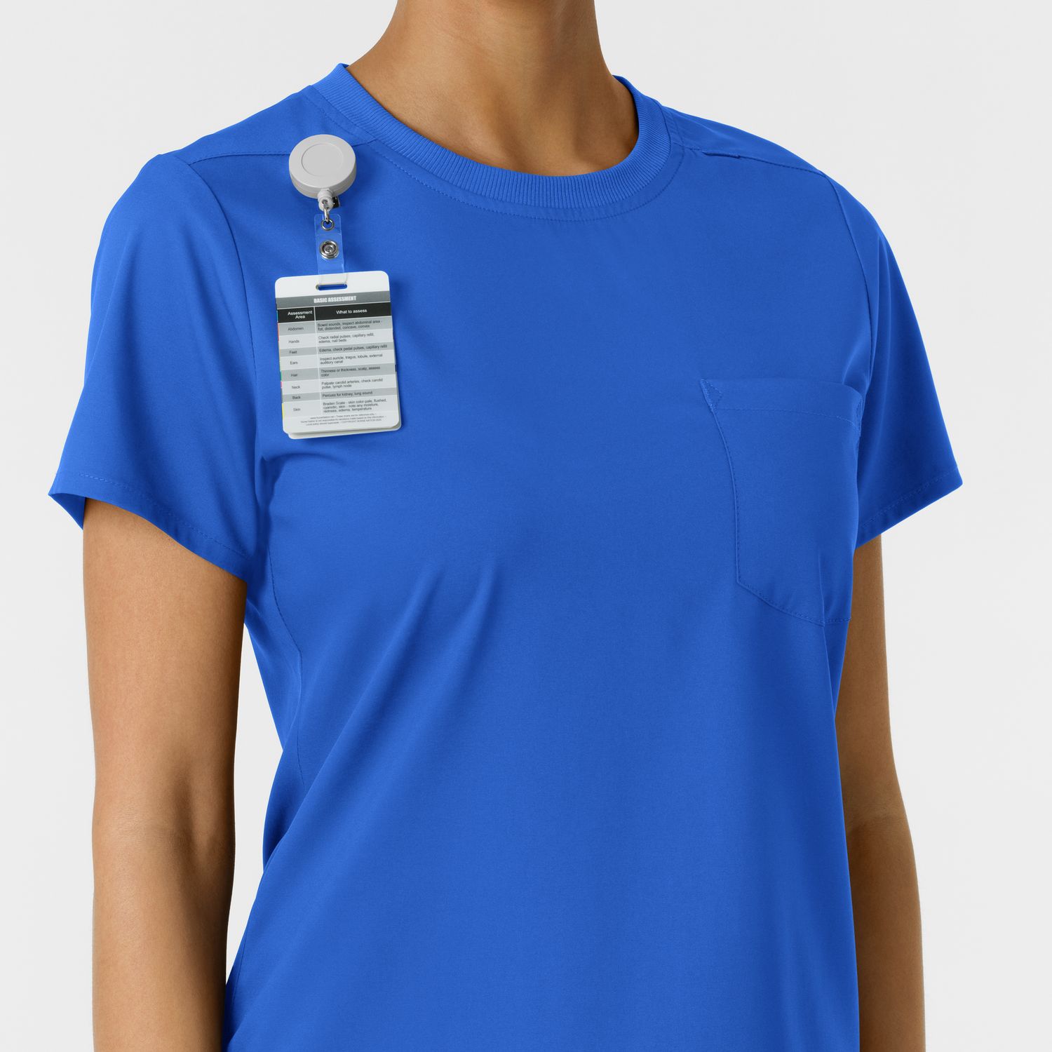 Casacca donna 6451 girocollo royal blue