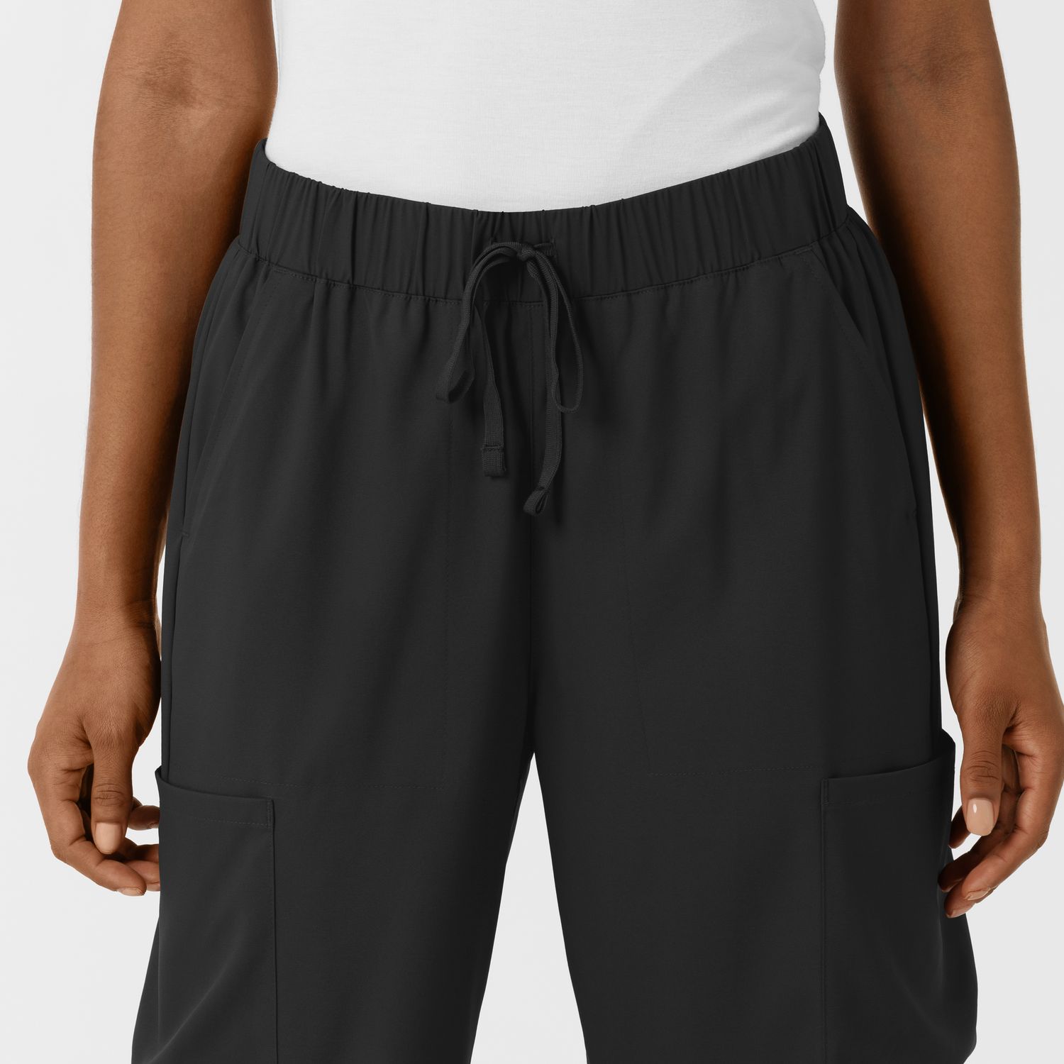 Pantalone donna 5451 doppio cargo black