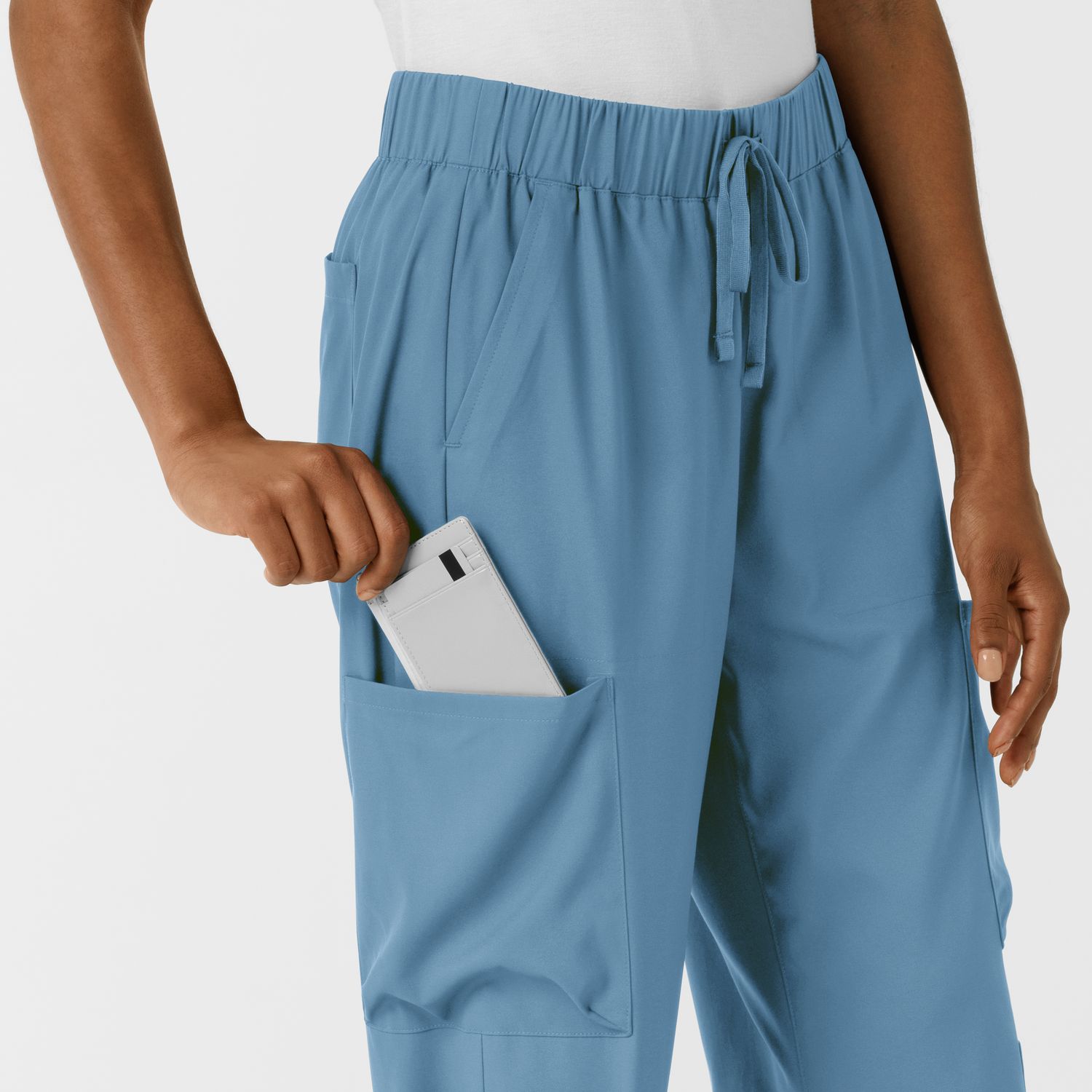 Pantalone donna 5451 doppio cargo pacific blue