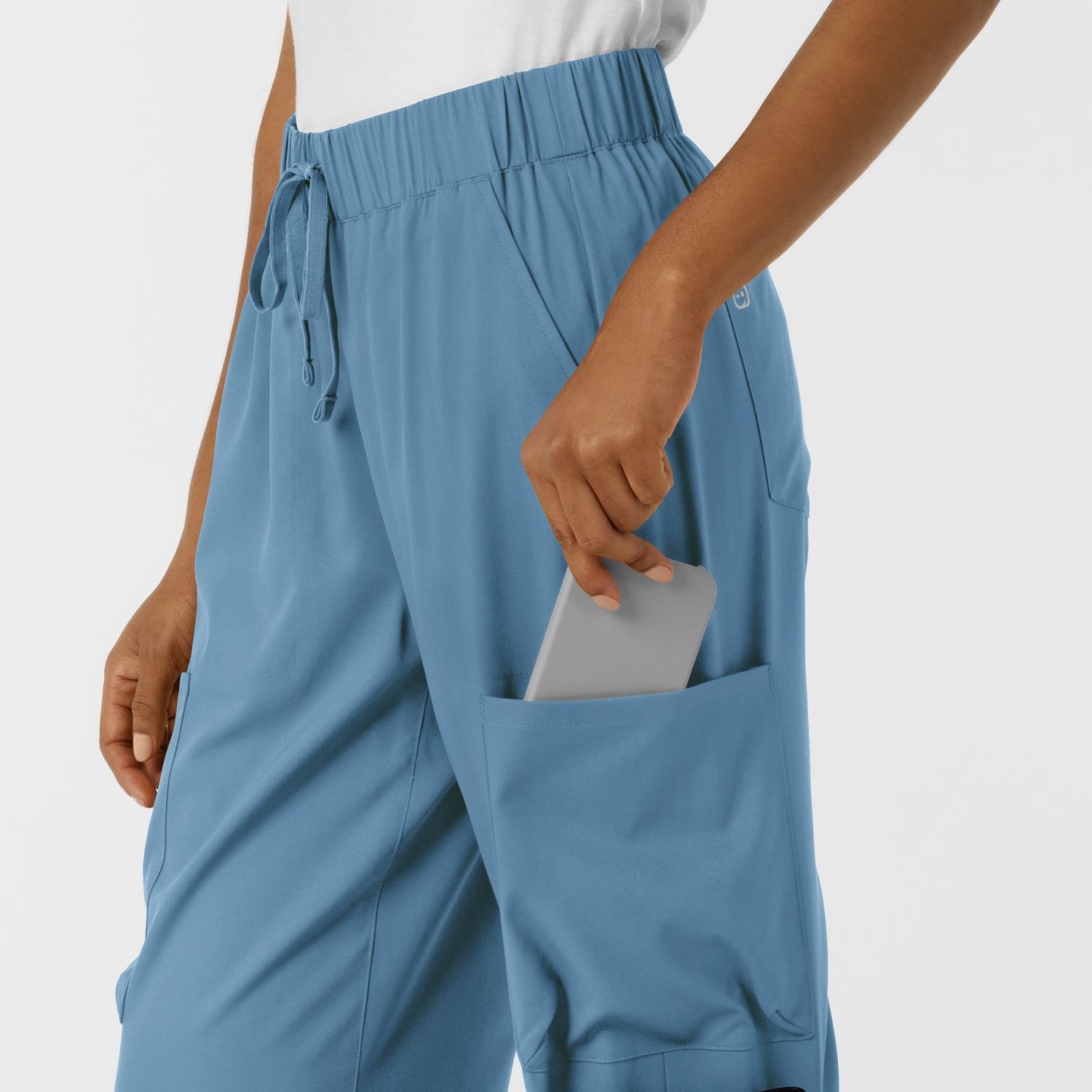 Pantalone donna 5451 doppio cargo pacific blue