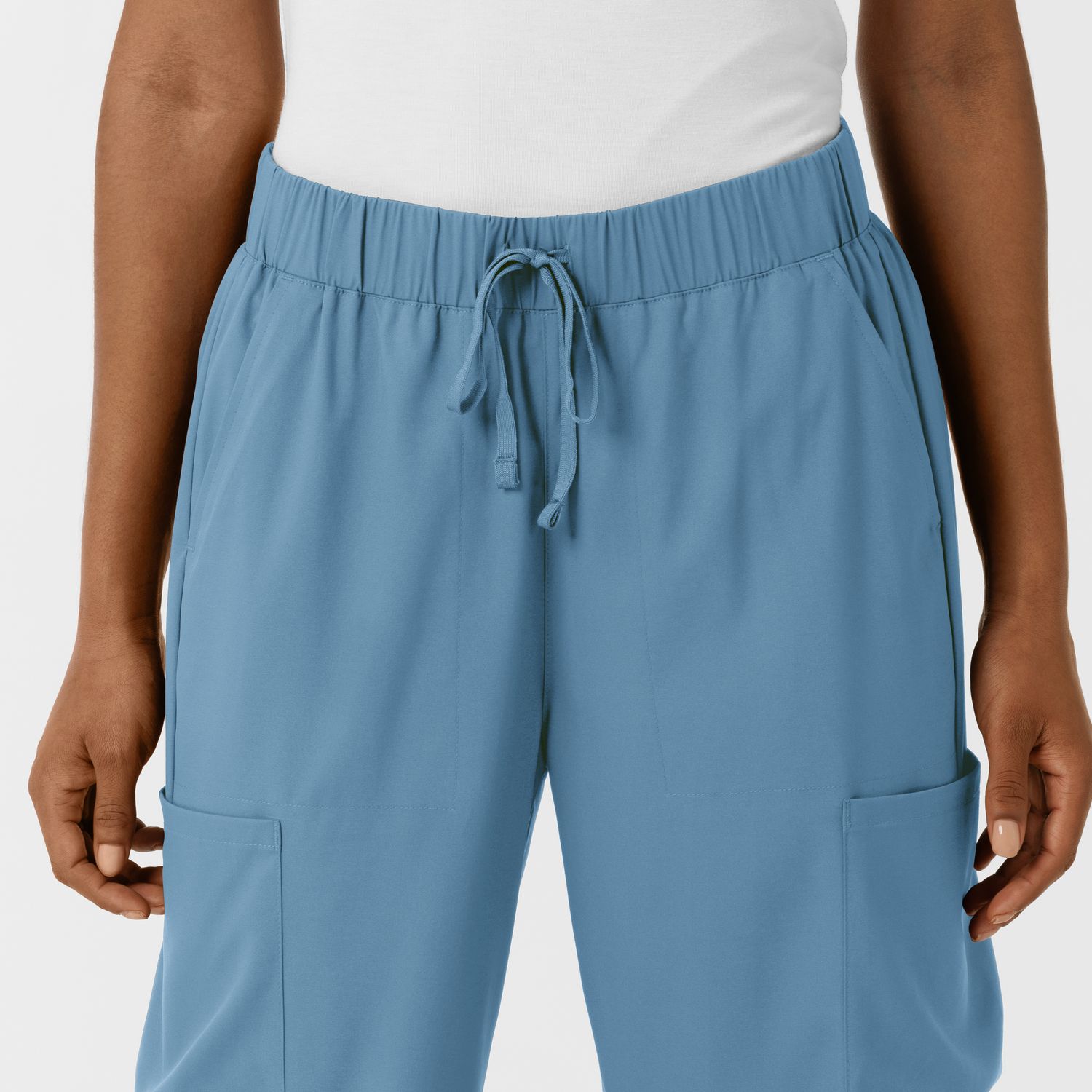 Pantalone donna 5451 doppio cargo pacific blue