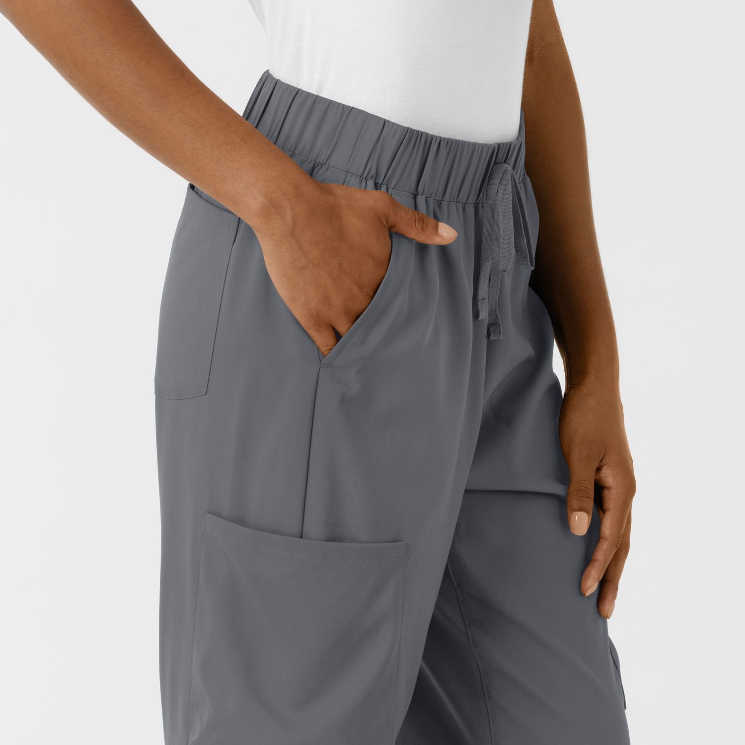 Pantalone donna 5451 doppio cargo pewter