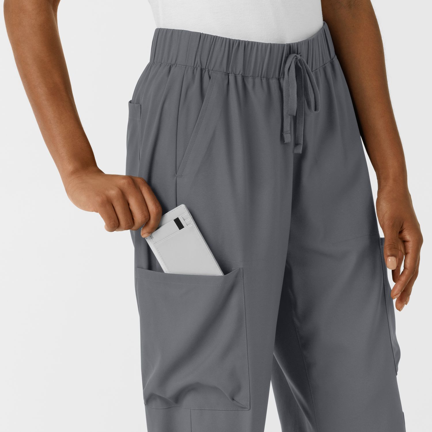 Pantalone donna 5451 doppio cargo pewter