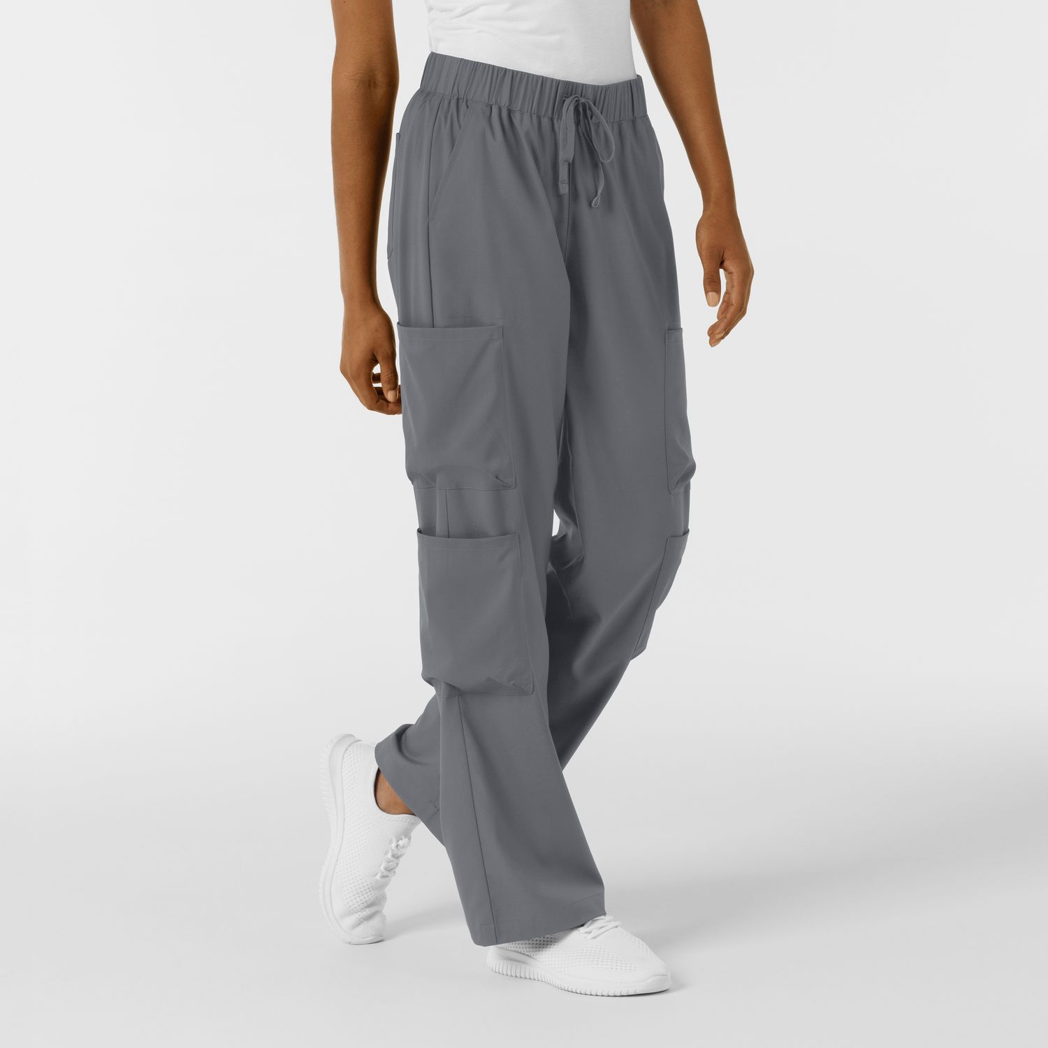 Pantalone donna 5451 doppio cargo pewter