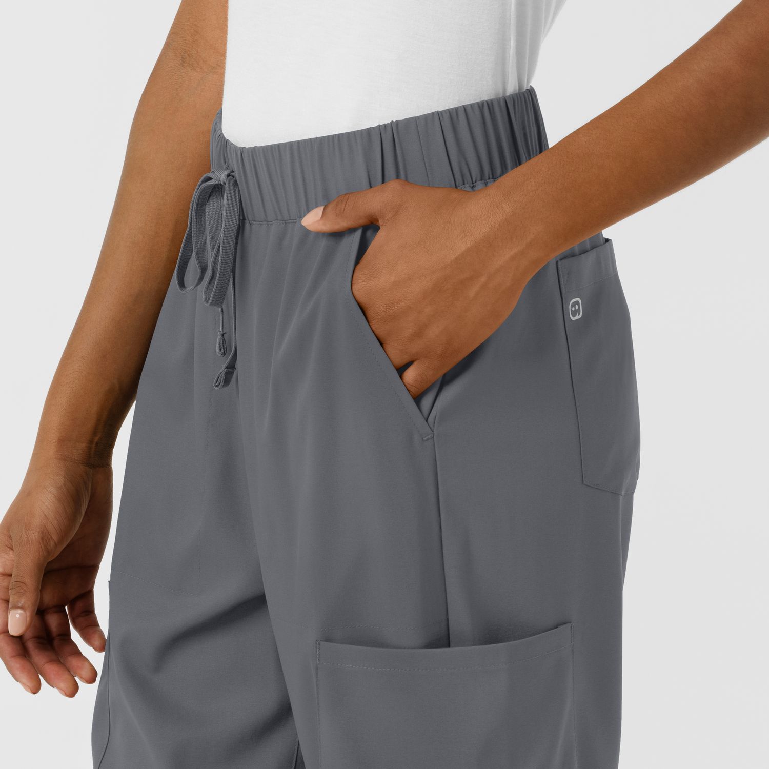 Pantalone donna 5451 doppio cargo pewter