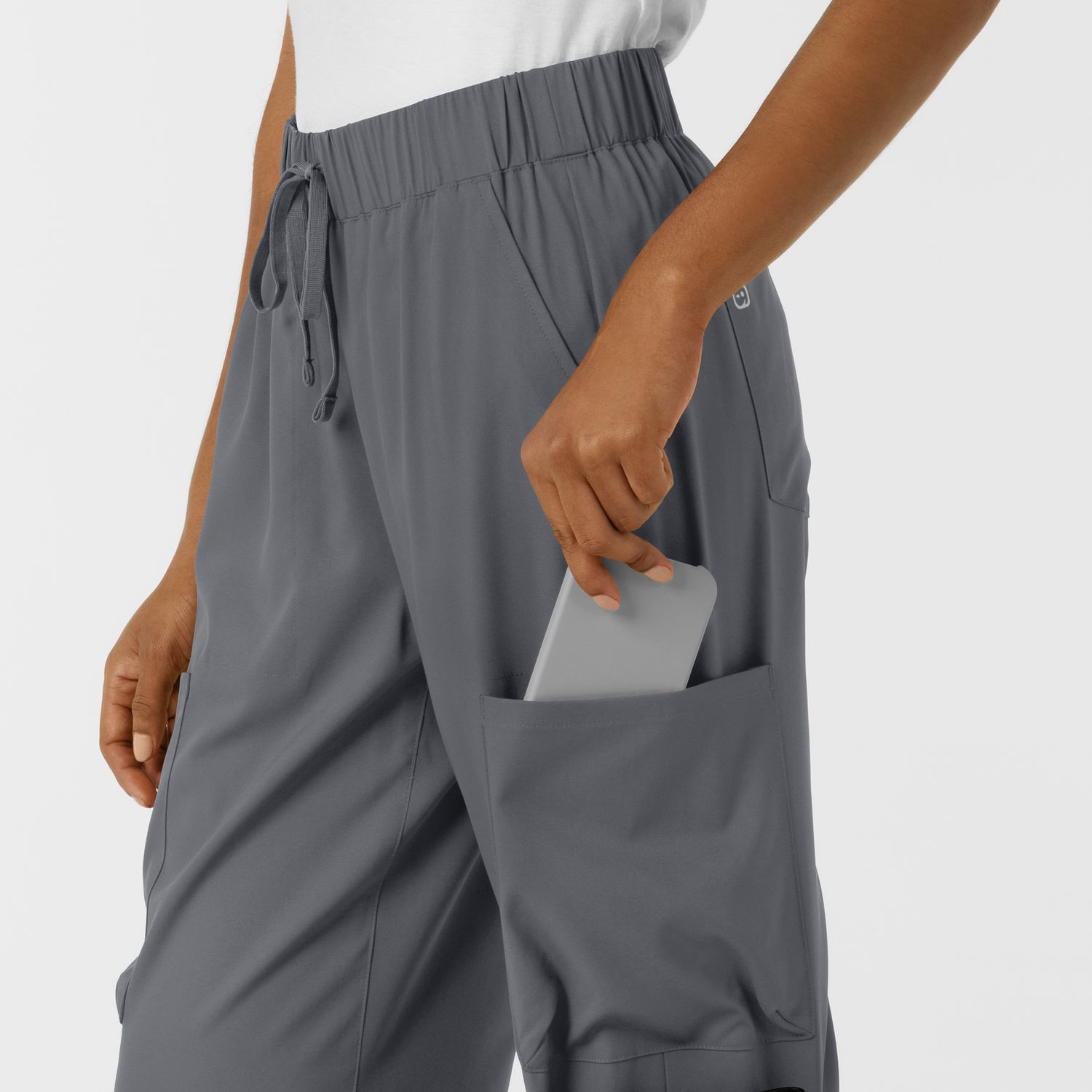 Pantalone donna 5451 doppio cargo pewter