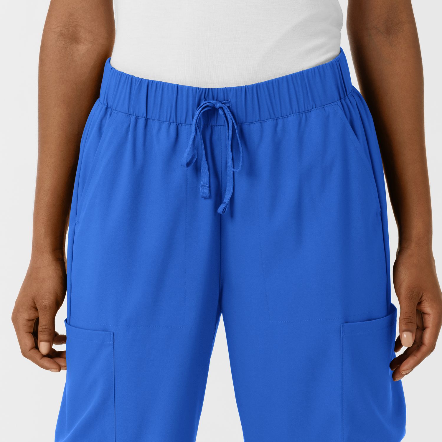 Pantalone donna 5451 doppio cargo royal blue