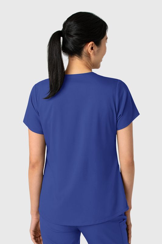Casacca donna 6251 scollo a V galaxy blue