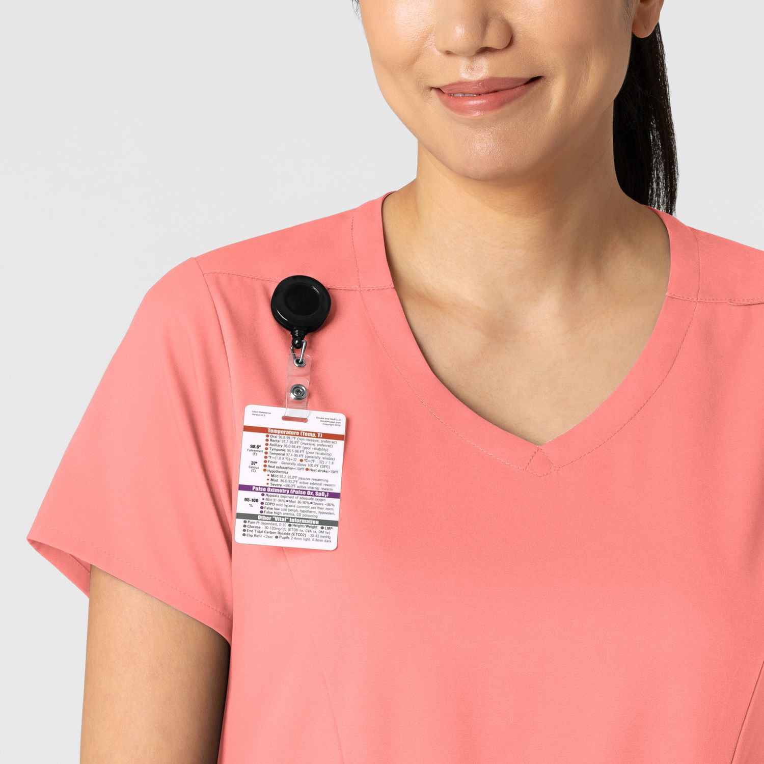Casacca donna 6251 scollo a V paradise pink