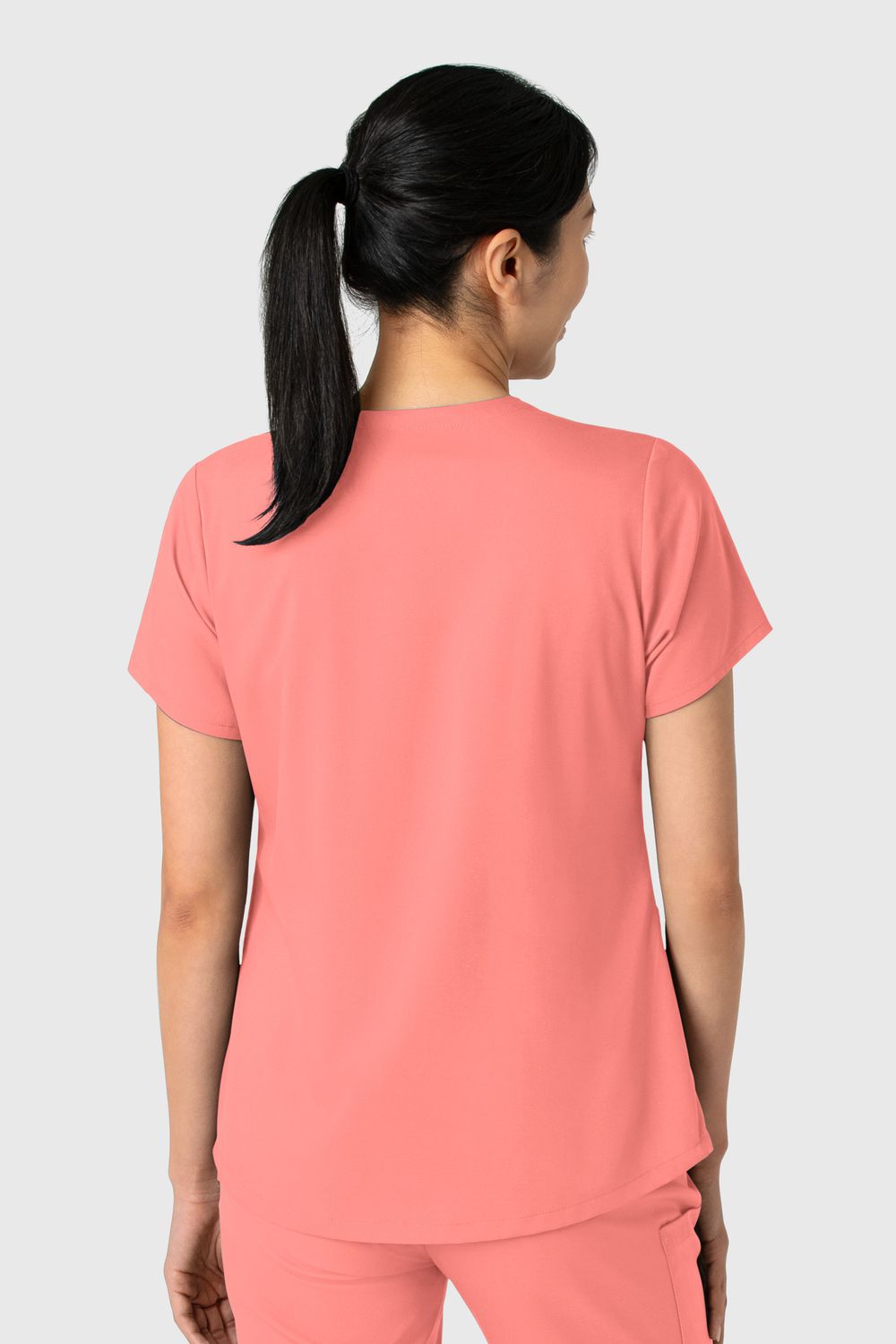 Casacca donna 6251 scollo a V paradise pink