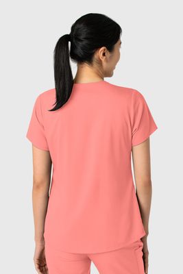 Casacca donna 6251 scollo a V paradise pink