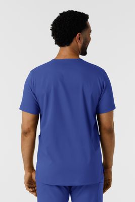 Casacca uomo 6351 scollo a V galaxy blue