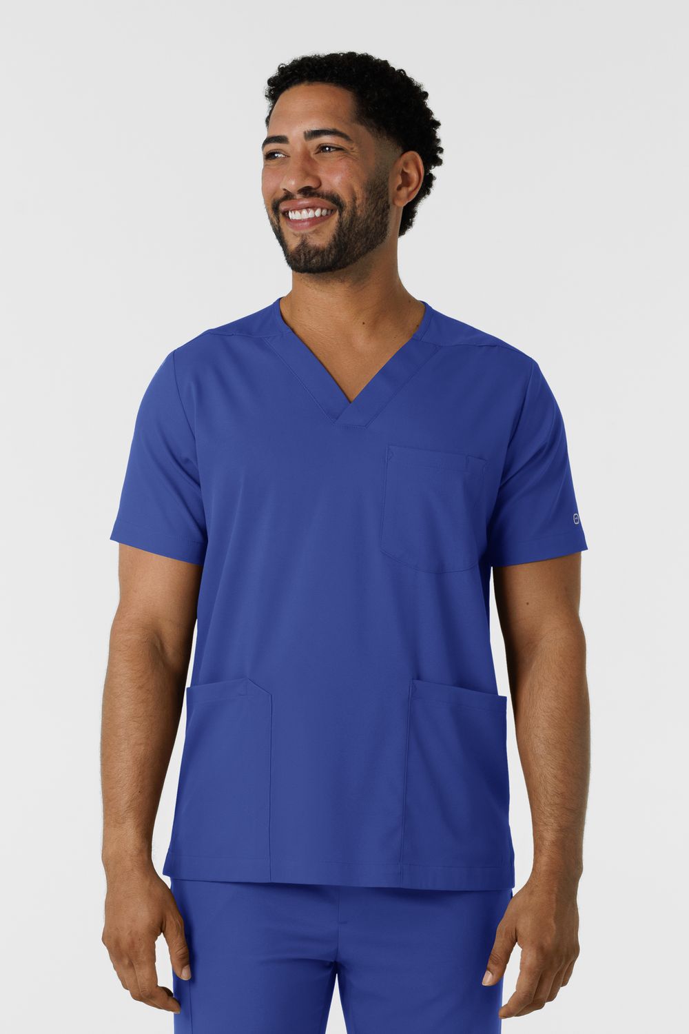 Casacca uomo 6351 scollo a V galaxy blue