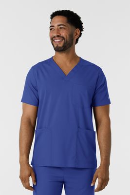 Casacca uomo 6351 scollo a V galaxy blue