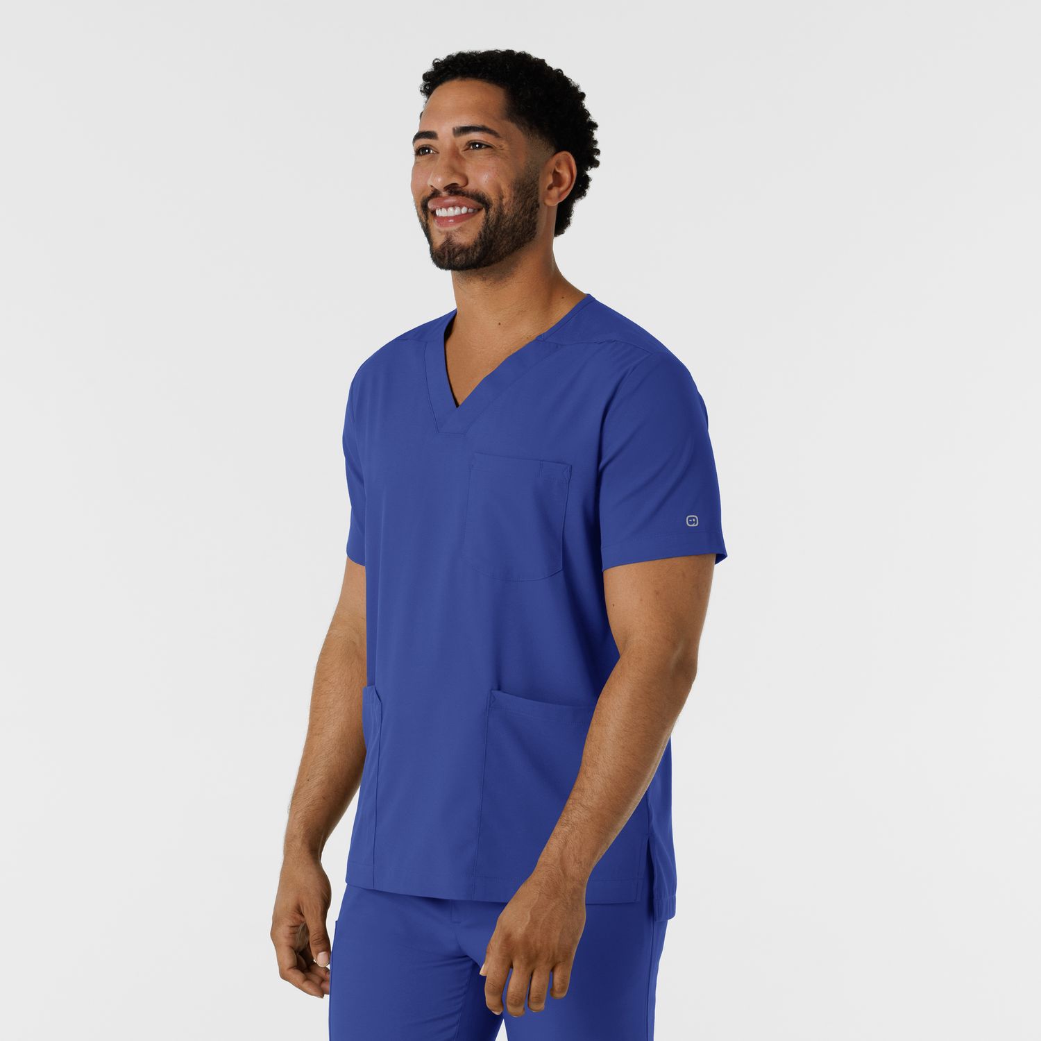 Casacca uomo 6351 scollo a V galaxy blue