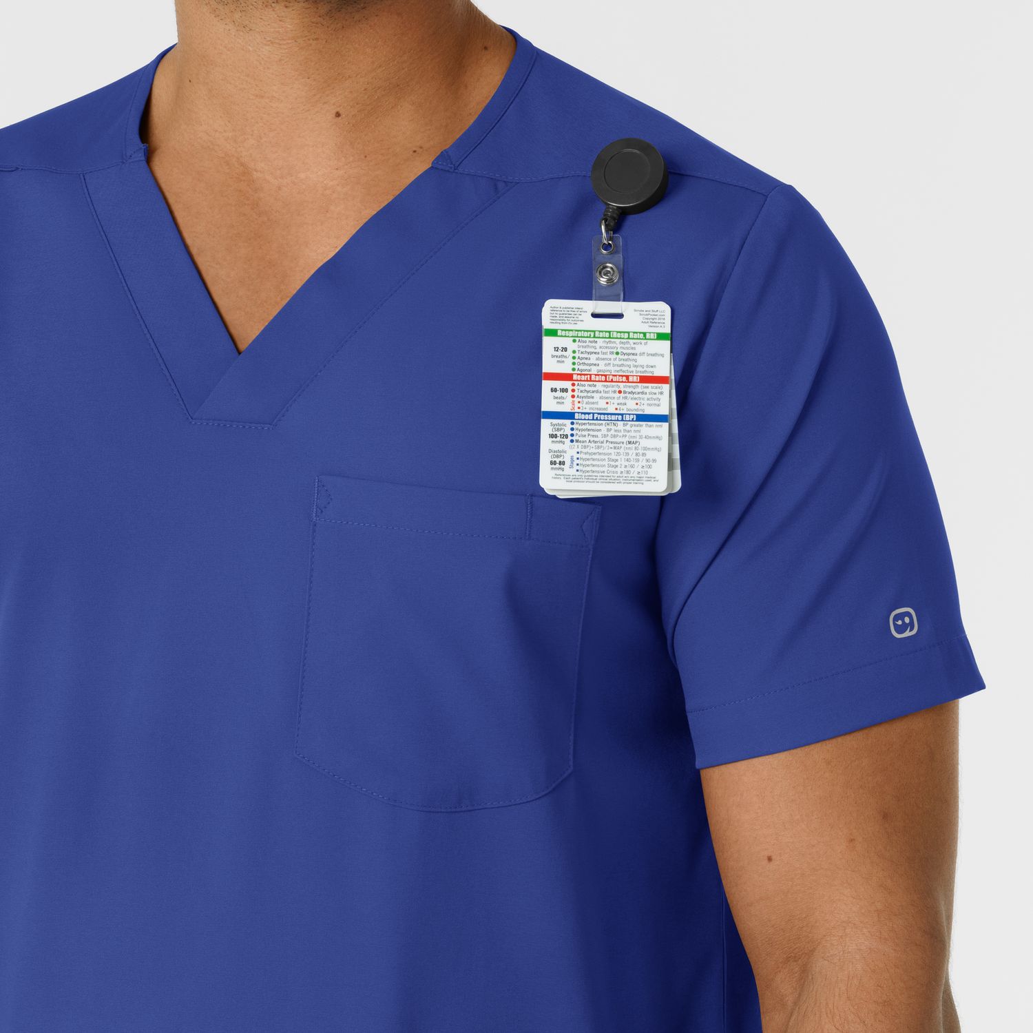 Casacca uomo 6351 scollo a V galaxy blue
