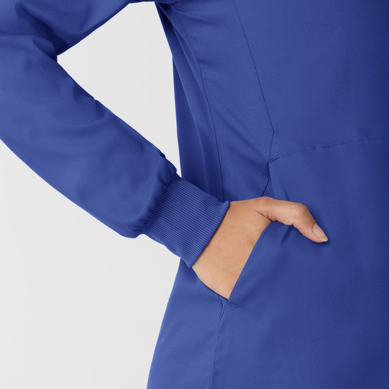 Casacca donna 8151 manica lunga e zip galaxy blue