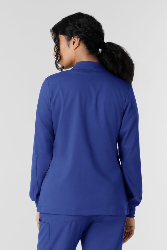 Casacca donna 8151 manica lunga e zip galaxy blue