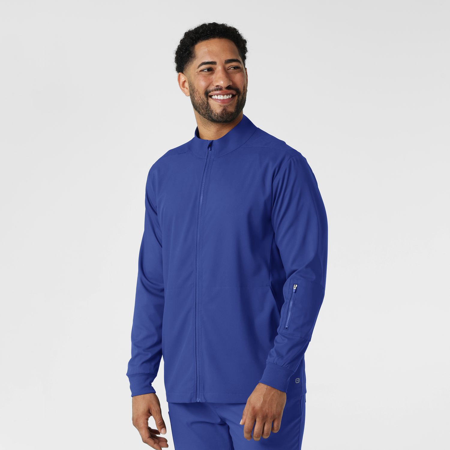 Casacca uomo 8351 manica lunga e zip galaxy blue