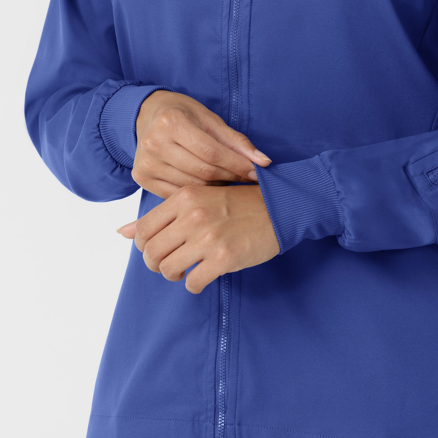Casacca donna 8151 manica lunga e zip galaxy blue