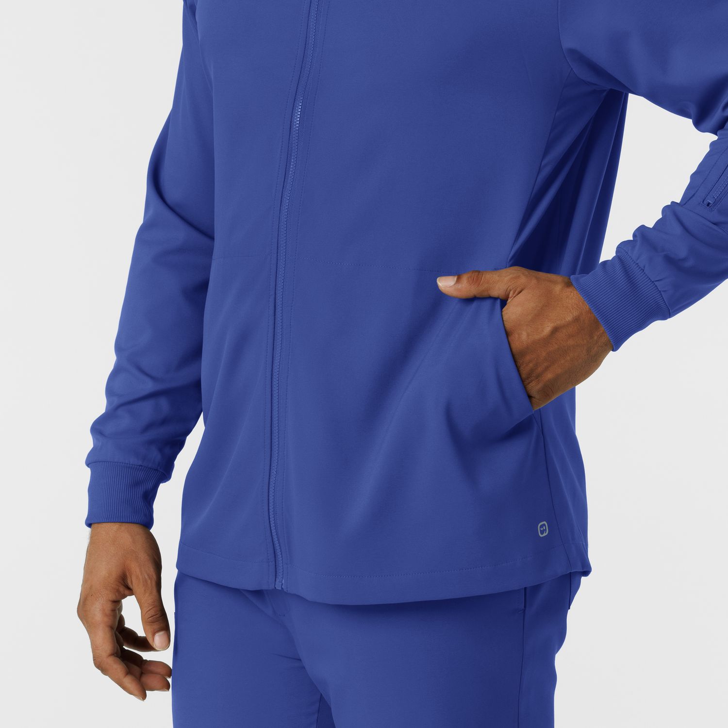 Casacca uomo 8351 manica lunga e zip galaxy blue