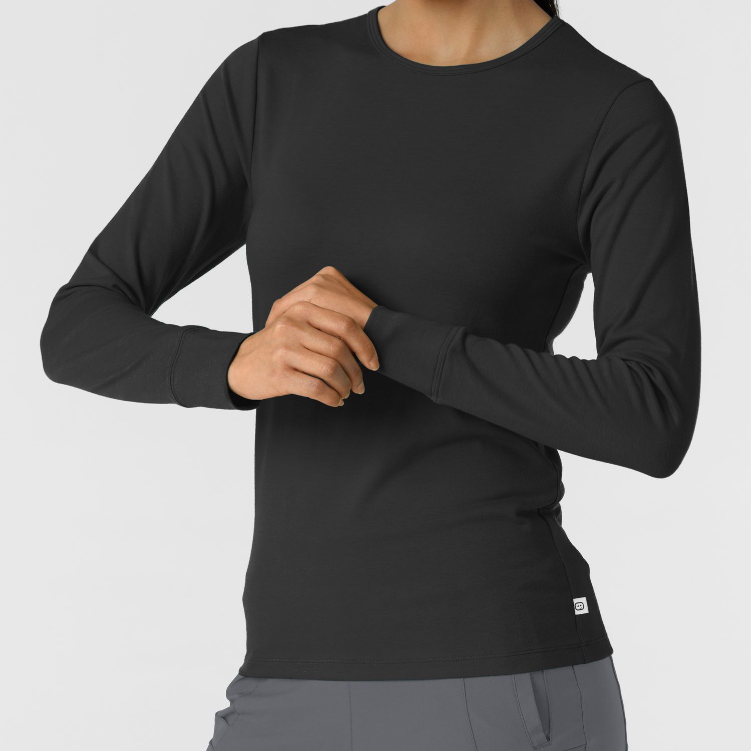 Maglia Essential 2190 manica lunga black 3pz