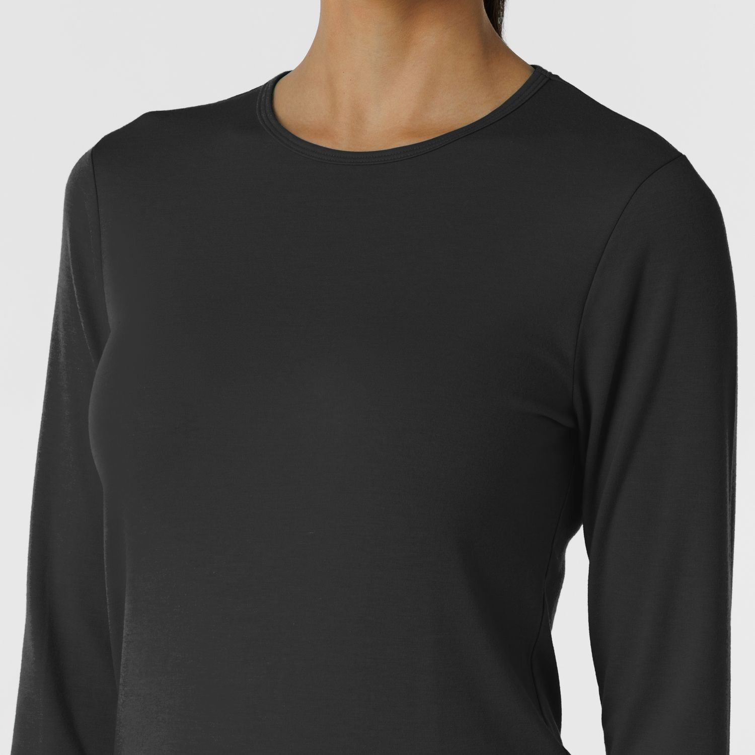 Maglia Essential 2190 manica lunga black 3pz