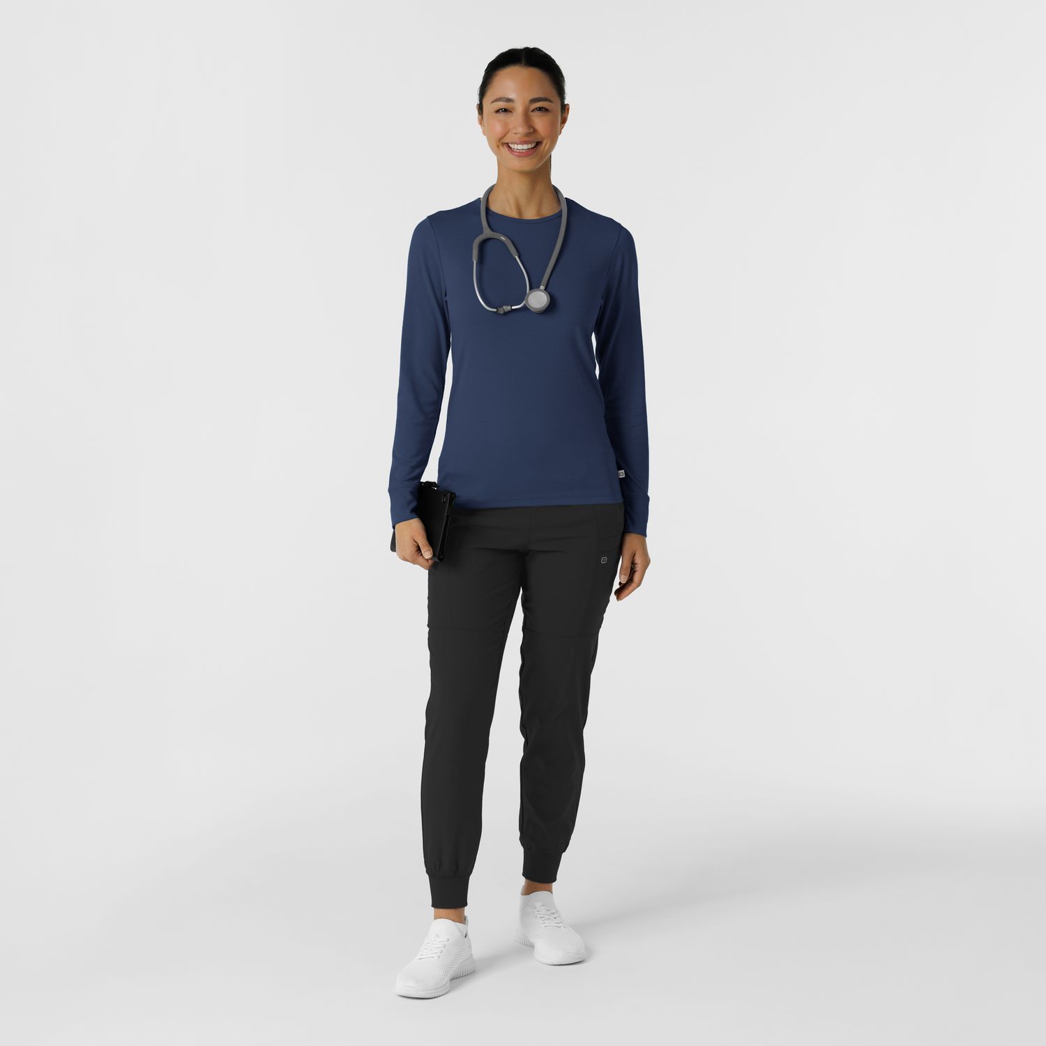 Maglia Essential 2189 manica lunga navy blue