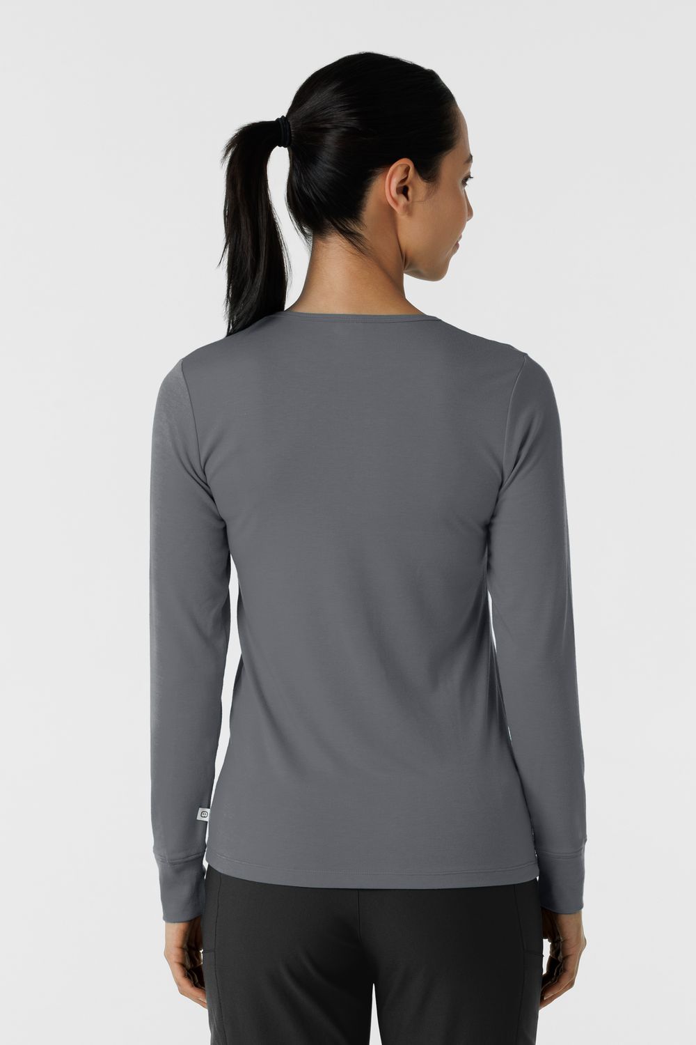Maglia Essential 2189 manica lunga pewter