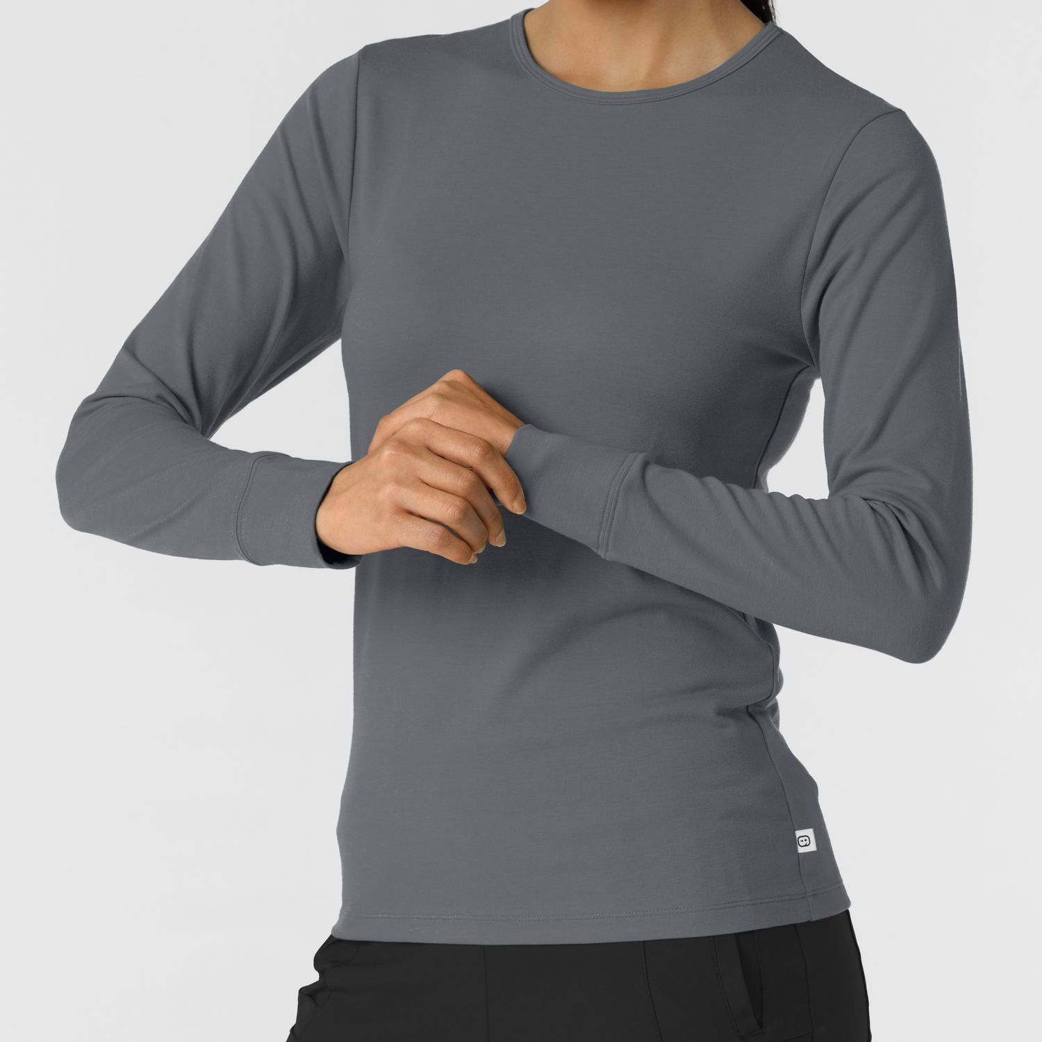 Maglia Essential 2189 manica lunga pewter