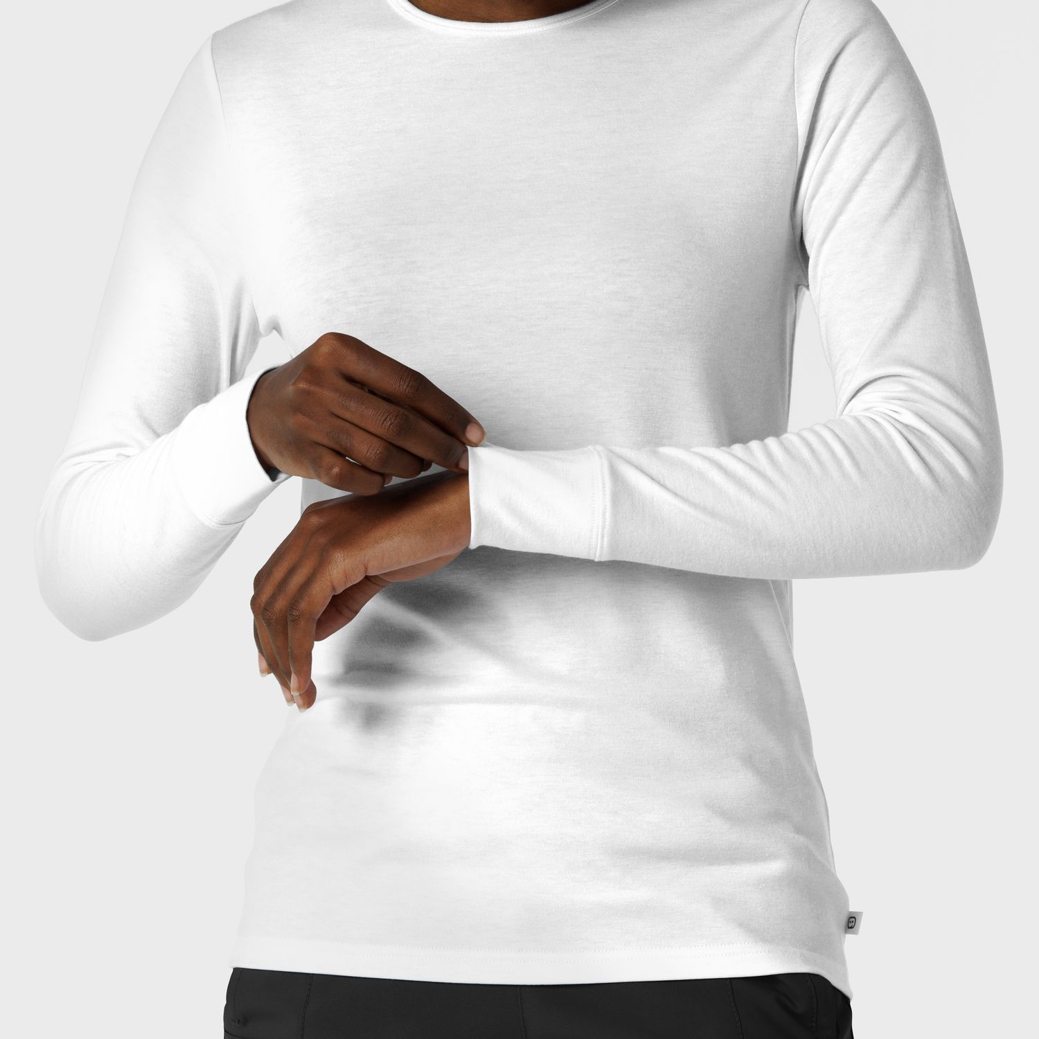 Maglia Essential 2190 manica lunga white 3pz
